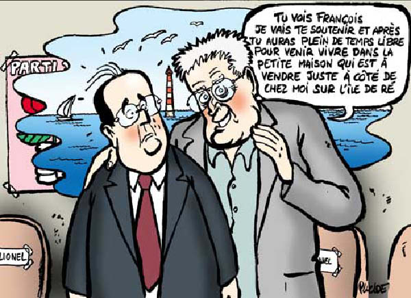 Placide - Jospin soutient Hollande-humourenvrac